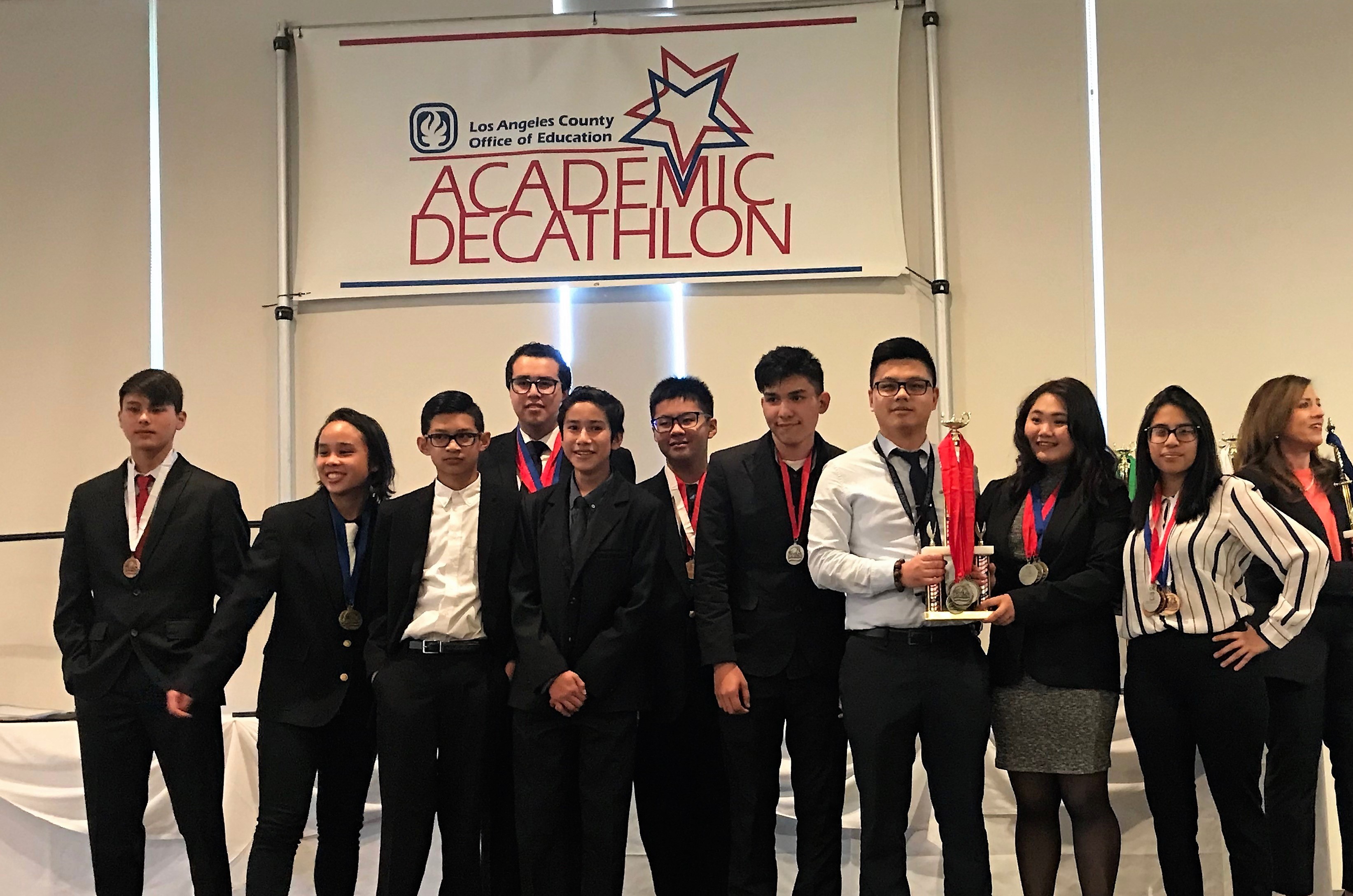 Azusa High Wins 14 Medals at L.A. County Academic Decathlon