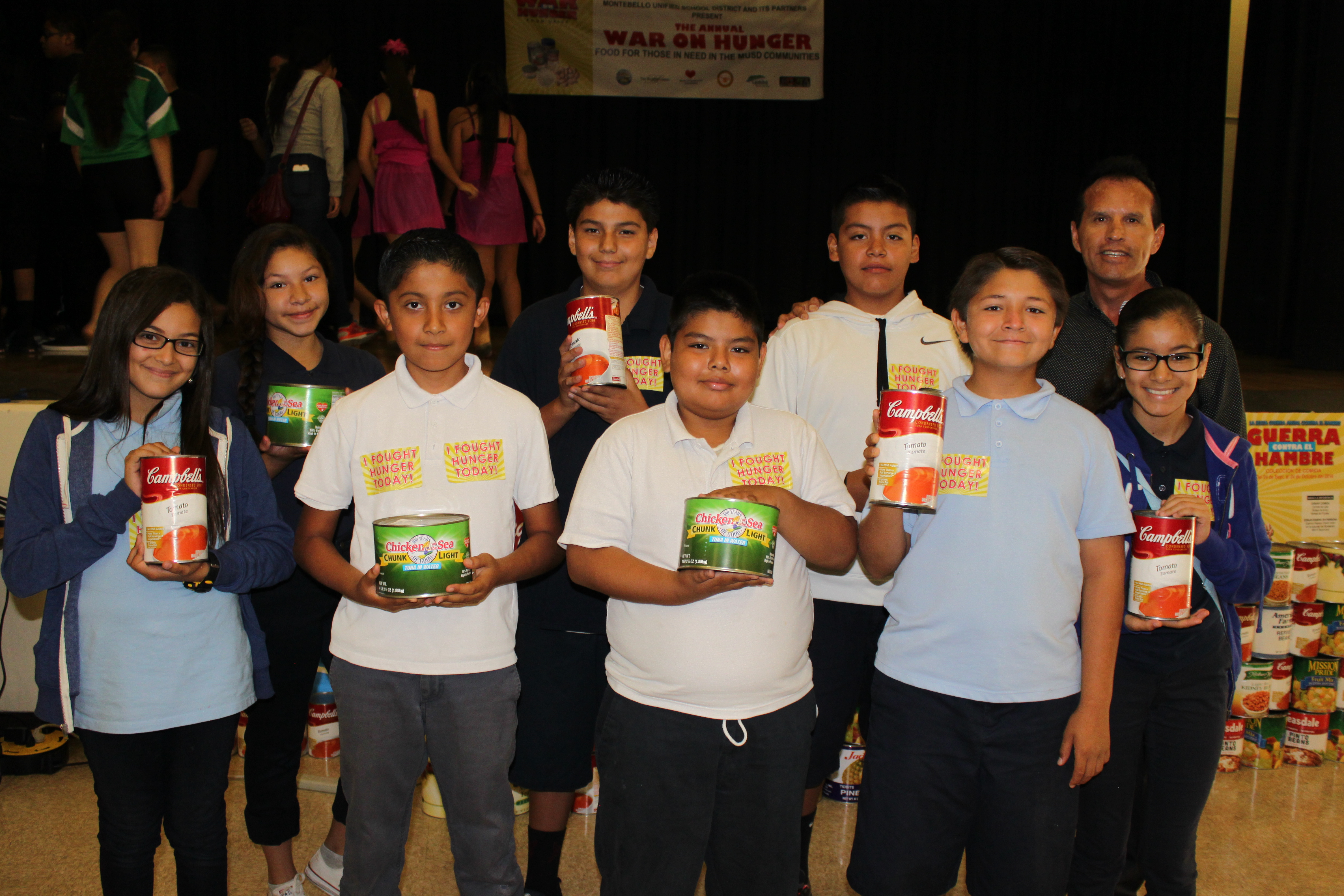 Montebello Unified Kicks Off Sixth Annual War On Hunger Food
